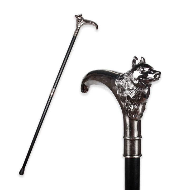 STEAMPUNK WOLF CANE