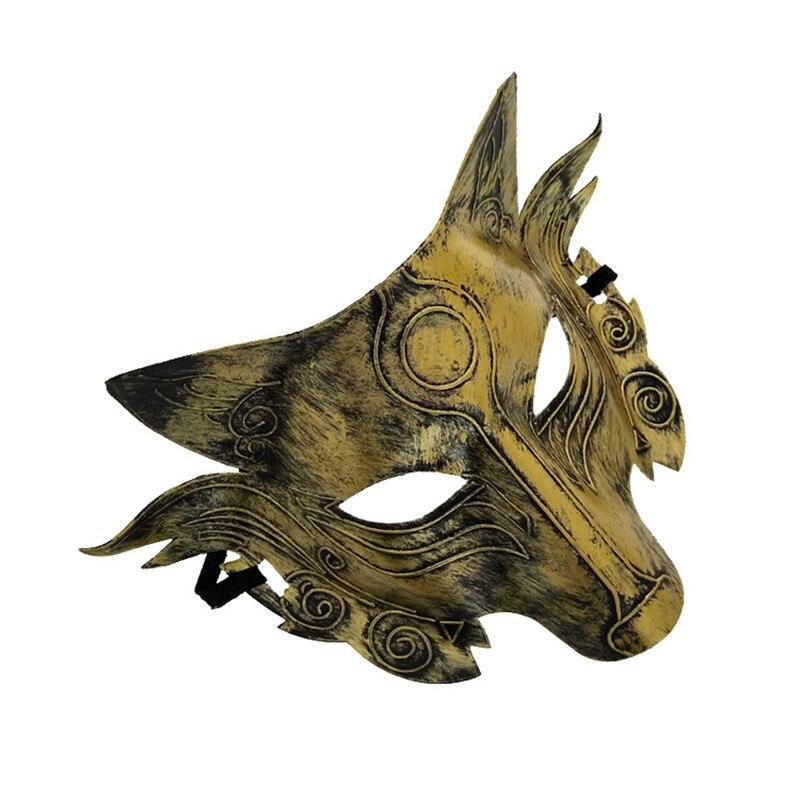 Wild Wolf Animal Steampunk Full Face Halloween Masquerade Costume