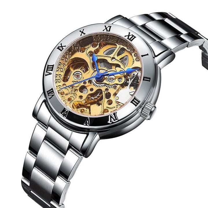 Steampunk Wrist Watch Lady Silver - Wrist Watch