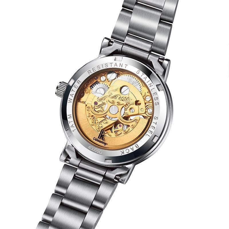 Steampunk Wrist Watch Lady Silver - Wrist Watch
