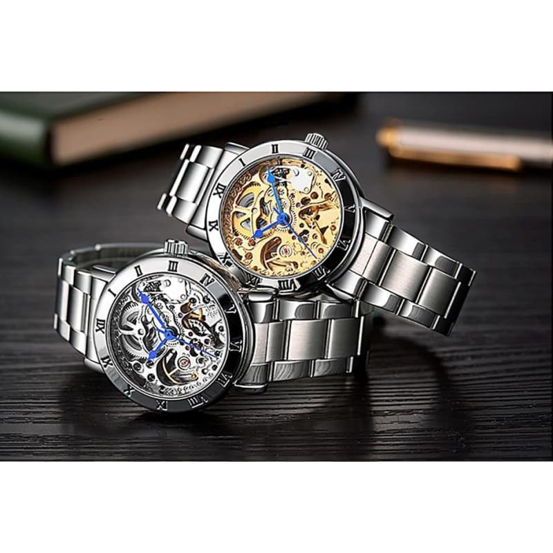 Steampunk Wrist Watch Lady Silver - Wrist Watch