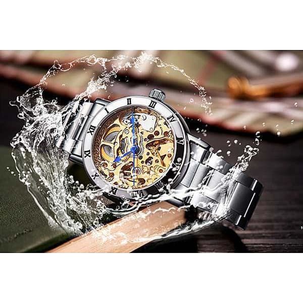 Steampunk Wrist Watch Lady Silver - Wrist Watch