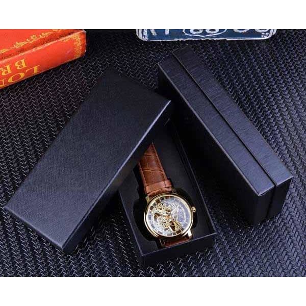 Steampunk Wrist Watch Leather Skeleton - Wrist Watch