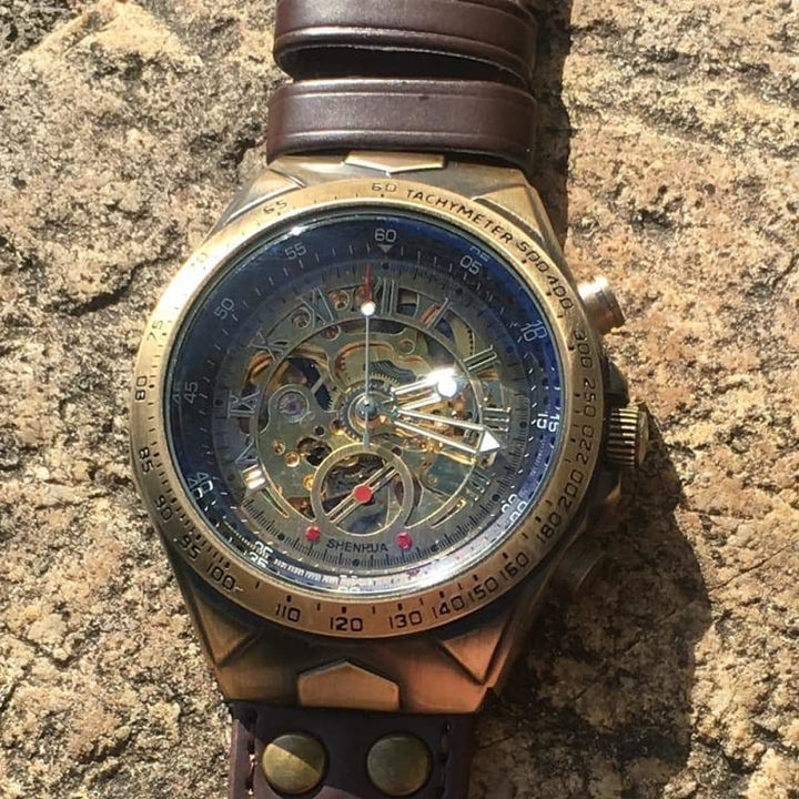 Steampunk Wrist Watch Skeleton - steampunk - Wrist Watch