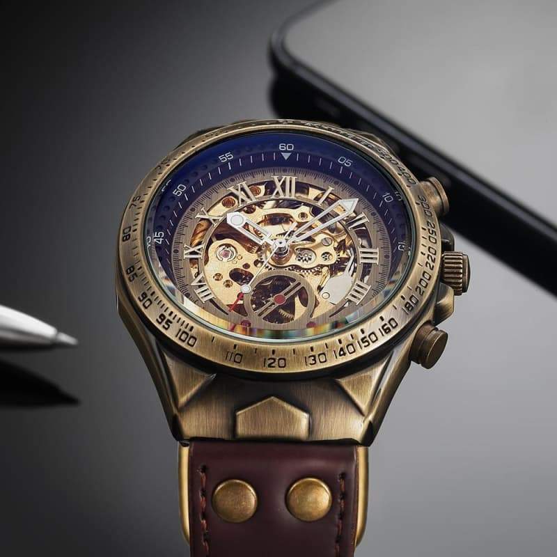 Steampunk Wrist Watch Skeleton - steampunk - Wrist Watch