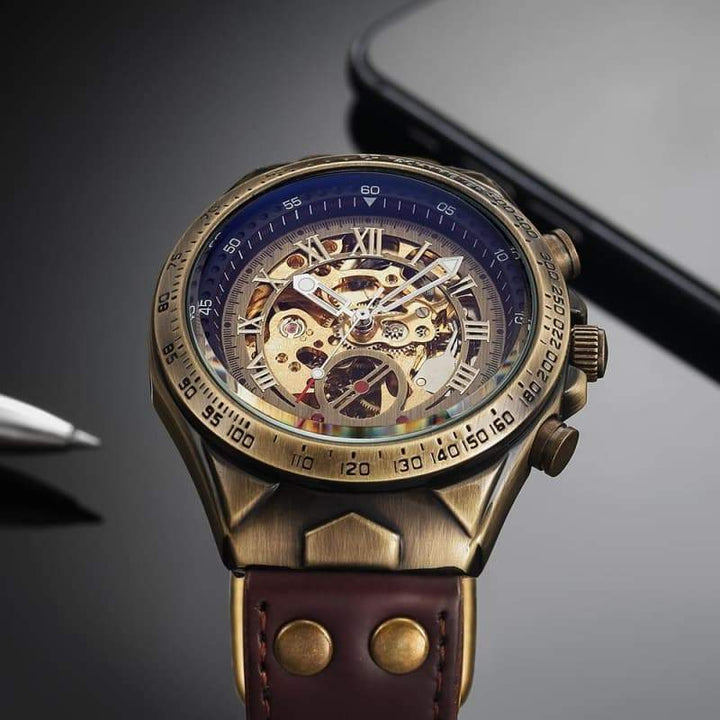 Steampunk Wrist Watch Skeleton - steampunk - Wrist Watch