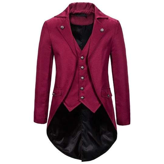 Red Steampunk Society Jacket