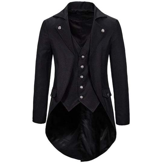 Black Steampunk Society Jacket