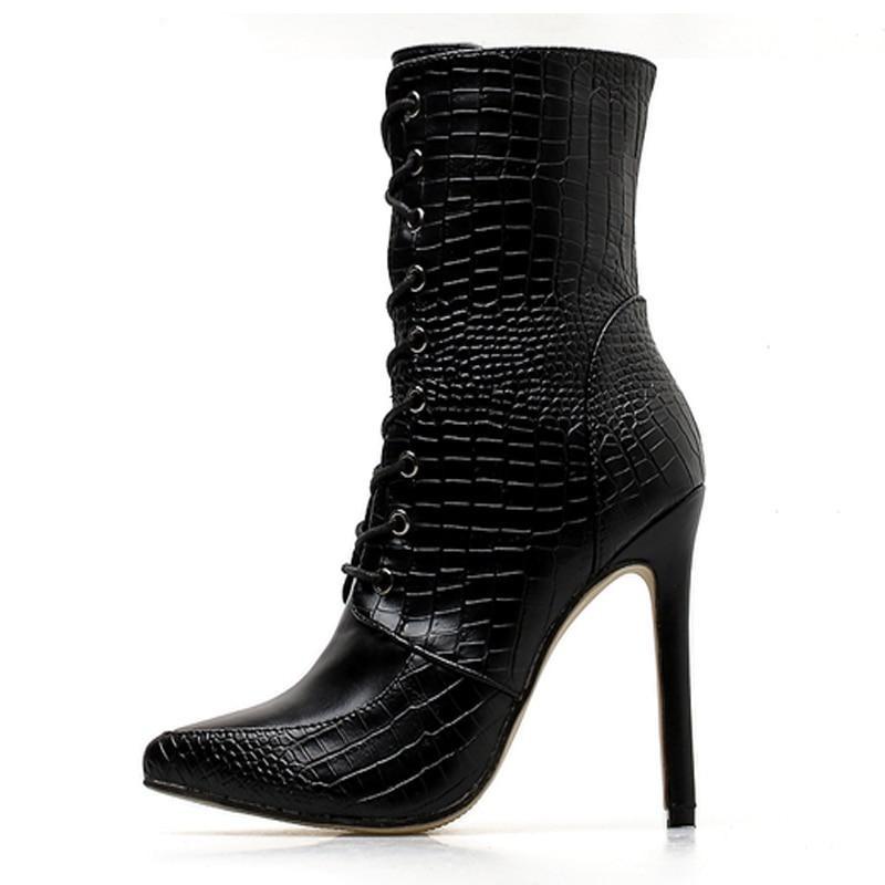 Victorian Lace Boots - Steampunk Boot