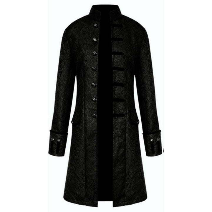 Victorian Male Trench Coat - Black / S - Steampunk Coat